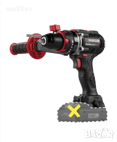 акумулаторна ударна бормашина на Парксайд 20В Parkside Performance PSBSAB 20li C3 , снимка 4 - Бормашини - 54086477