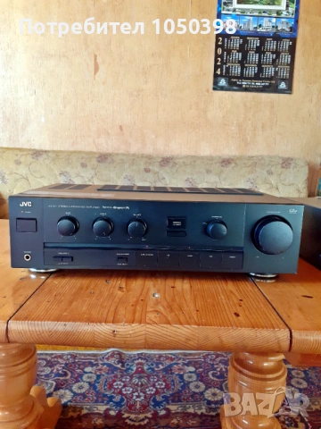 Прекрасен усиловател JVC AX-311 BK Dynamic SUPER A- Японска мощна машина., снимка 2 - Декове - 53975110