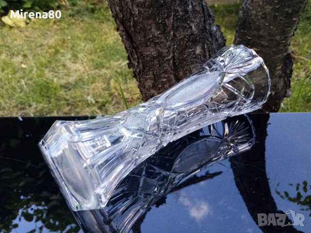 Кристална ваза, снимка 5 - Вази - 54663255