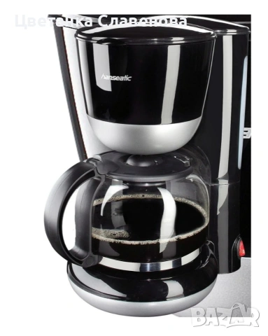 Кафемашина с филтър Hanseatic 1.25 л ,10 чаши кафе , 870 W, снимка 4 - Кафемашини - 54700507