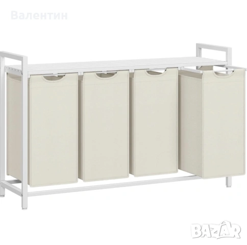 Кош за пране + рафт VASAGLE