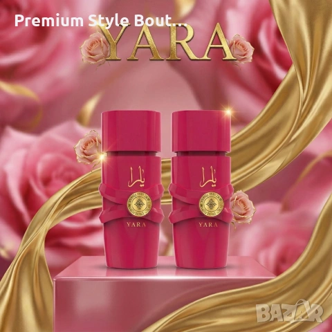 Дамски комплект Yara Candy 2х50мл, EDP - Изкушение с нотки на касис, гардения и сандалово дърво, снимка 2 - Дамски парфюми - 53958751