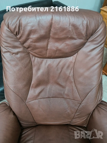 Relax кресло от естествена кожа , снимка 4 - Дивани и мека мебел - 54140722