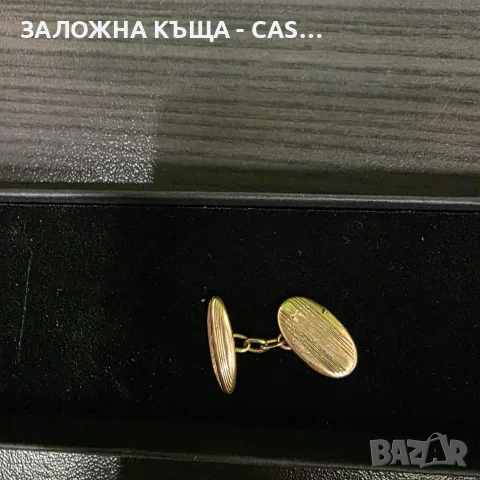 Златен ръкавел 14K – 2.43 г, снимка 2 - Други - 55430723