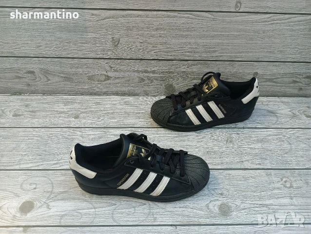 Adidas N 36 Superstar кожени, снимка 4 - Маратонки - 55063230