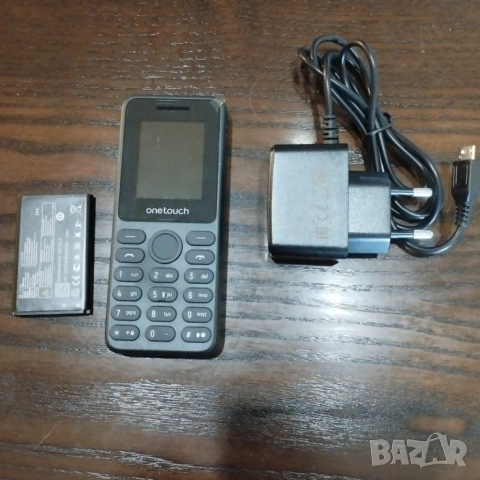  Телефон One Touch 4041, черен, нов