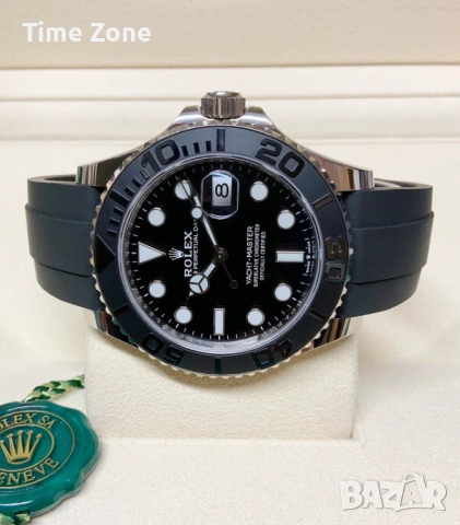 Rolex Yacht-Master 42mm White Gold Black Dial Ceramic Automatic Различни Варианти, снимка 4 - Мъжки - 54060835