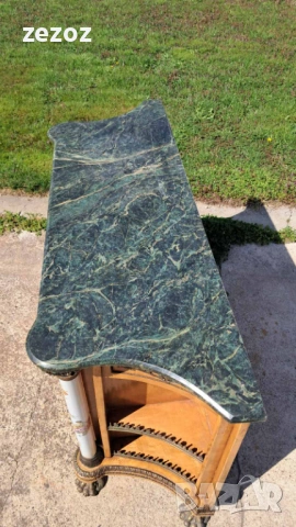 Шкаф с мрамор в стил Наполен 3, снимка 3 - Шкафове - 54133319