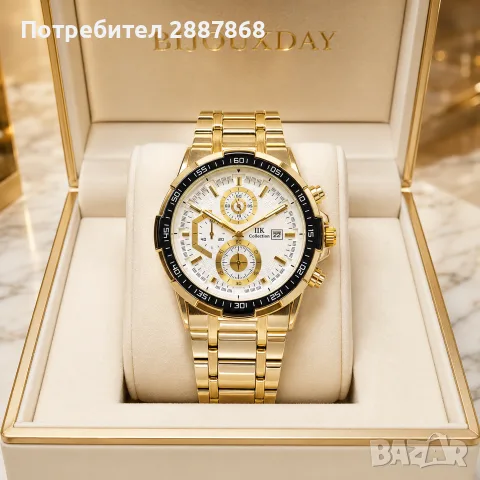 Мъжки часовник IIK Gold Chrono