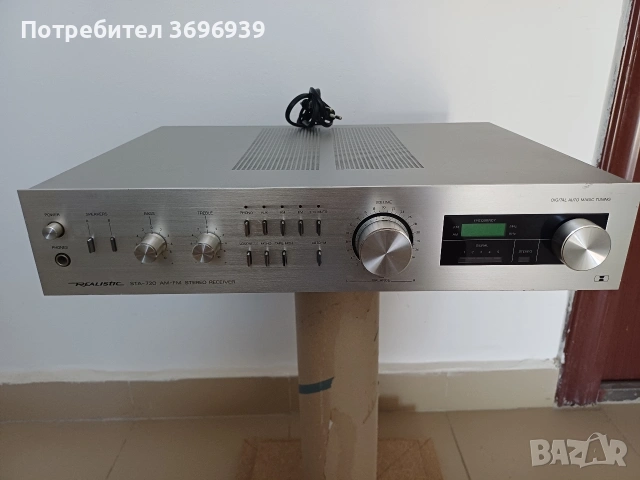 Realistic STA-720 AM-FM Stereo Resiver 25w на канал 8 ом.