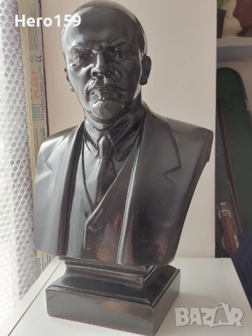 СССР-Много рядък бюст(-папиемаше) на В.И.Ленин/автор Иван Дмитриевич Шадр-1926 год., снимка 12 - Антикварни и старинни предмети - 54328639