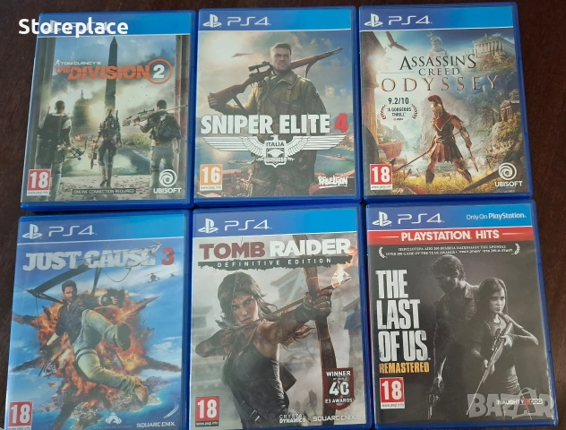 Игри за PlayStation 4 (PS4) – отлично състояние