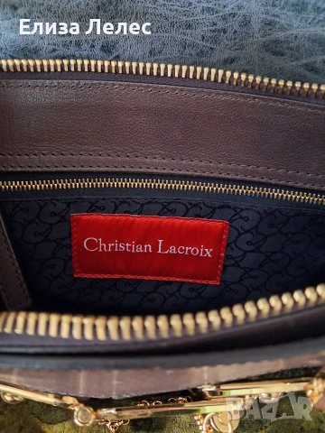 Christian Lacroix оригинална чанта , снимка 3 - Чанти - 54953517