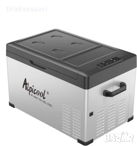 Alpicool 30L компресорен авто хладилник с фризер Bluetooth 12V 24V 220V хладилна кутия