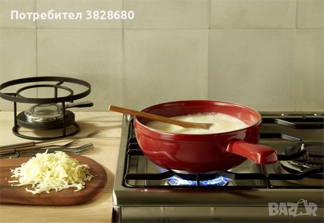 EMILE HENRY Сет за фондю "FONDUE SET" - цвят червен, снимка 3 - Други - 54728923