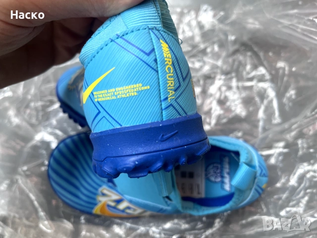 Нови детски футбoлни обувки Nike Zoom Mercurial Vapor 15 Academy KM TF, снимка 5 - Детски маратонки - 54643876
