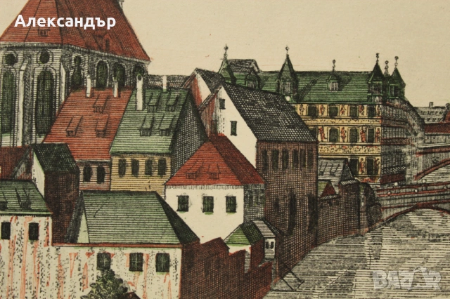 Стара картина - отпечатък, снимка 3 - Антикварни и старинни предмети - 54579345