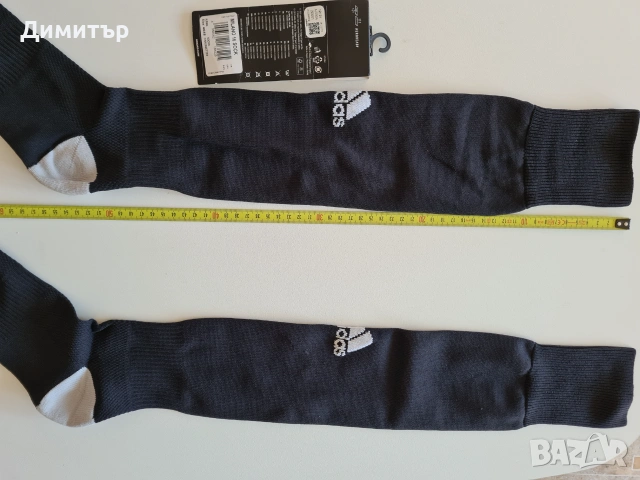 Чисто нови гети калци Adidas в черен цвят, снимка 7 - Футбол - 55005855