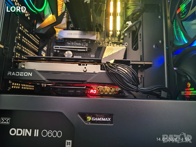 Геймърски i9 9900K, RX 6600 8GB, RAM 16GB DDR4 3466, SSD 512GB NVME, снимка 2 - Геймърски - 55252172