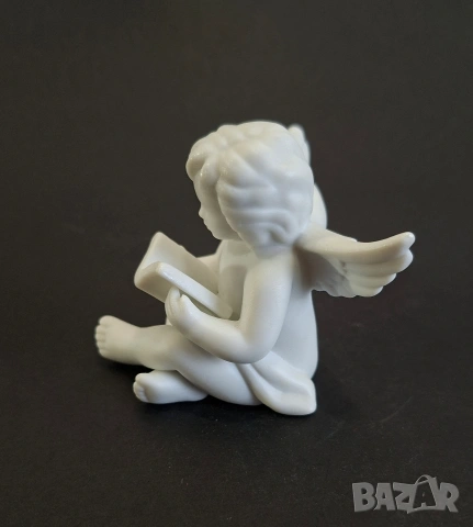 Порцеланов ангел с книга (6 см) - Rosenthal, снимка 4 - Статуетки - 53950508