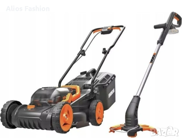 Комплект косачка и тример, Worx, WG927E