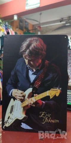Eric Johnson-метална табела(плакет), снимка 2 - Китари - 54488344