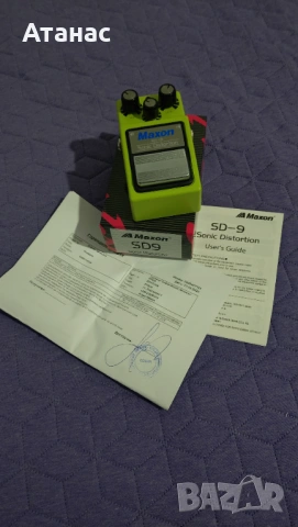 Ефект за китара - Maxon SD-9 Sonic Distortion, снимка 8 - Китари - 54456577