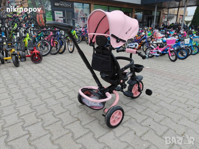 BYOX Детска триколка EXPLORE розов, снимка 11 - Други - 54493752