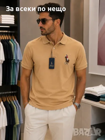 Polo Ralph Lauren Мъжка Риза С Къс Ръкав Ралф Лорън Код A1662, снимка 2 - Ризи - 55373586