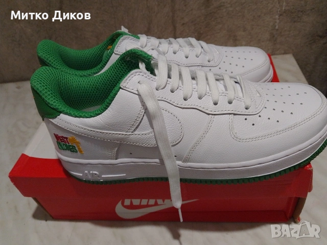 Nike Air Force 1 Low Retro QS "West Indies",US9.5 UK 8.5 #43 Стелка 275 мм нови, снимка 4 - Маратонки - 54957762