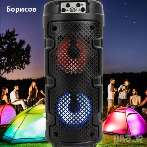 Преносима безжична Bluetooth парти тонколона, снимка 8 - Bluetooth тонколони - 55503181