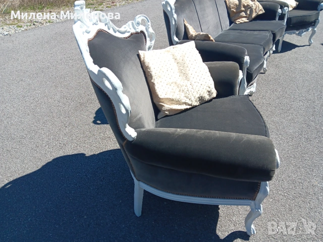 Холна гарнитура , снимка 3 - Дивани и мека мебел - 54177315