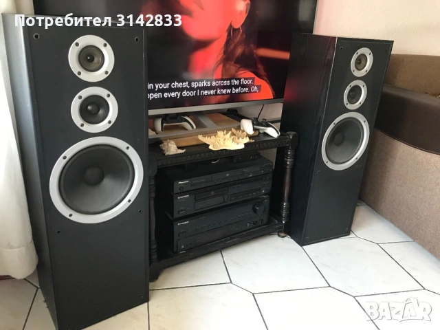 PIONEER/Stereo Receiver RDS+Compact Disk Player+DVD+Тонколони Jamo