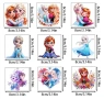 9 вида замръзналото Кралство Frozen Елза Анна щампа термо апликация картинка за дреха блуза чанта, снимка 1
