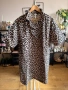 H&M Нова рокля тип риза леопардов принт, снимка 4