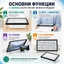 Голяма мултифункционална настолна лупа за четене шиене бродиране плетене компютър лаптоп книга, снимка 2