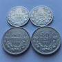 стари сребърни монети 50 лева и 1 лев, снимка 1