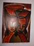 +Жените на Африка-картина с маслени бои-3, снимка 2
