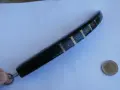 Сойка български голям 34 см. стар от рог джобен нож Габрово ножче, снимка 14