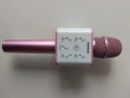 Безжичен караоке микрофон Lenco BMC-80 Pink – Bluetooth, вградени говорители, снимка 2