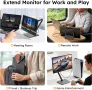 Преносим монитор 15.6" 1080P с регулируема стойка, USB-C/HDMI, снимка 2