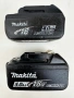 Makita BL1840 и BL1850B - Акумулаторни батерии 18V 4.0Ah и 5.0Ah, снимка 2