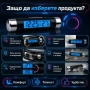 Електронен автомобилен часовник с термометър LCD дисплей подсветка и щипка за въздуховод, снимка 3