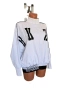 Дамска атрактивна бяла блуза с джобове, снимка 1