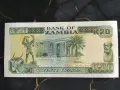 Банкнота - Замбия - 20 квача UNC | 1991г., снимка 2
