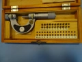 Резбомерен микрометър DDR Suhl Thread Мicrometer 0-25mm, снимка 2
