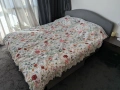 Легло IKEA 160х200 см. + ортопедичен TED матрак + подматрачна рамка IKEA + 2 кутии/чекмеджета, снимка 1