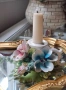 Красив свещник 3D цветя Capodimonte , снимка 8