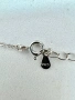 Сребърно колие с мойсанит (диамант) 1 карат, снимка 7
