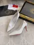 Christian Louboutin Kate 85 Patent Pumps – White, снимка 4